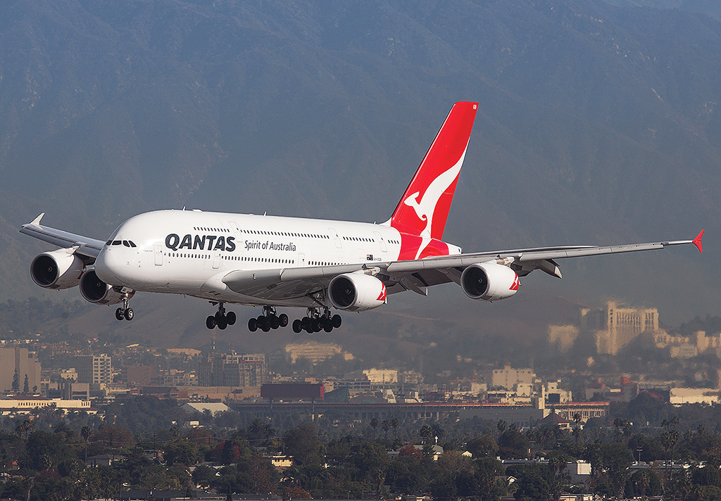 Qantas Airbus A380 aircraft