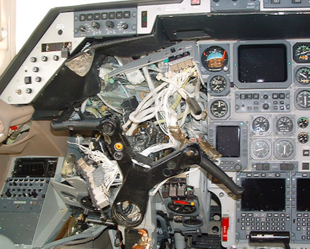 Hawker instrument panel