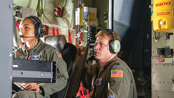 U.S. Air Force Hurricane Hunters WC-130J aircraft