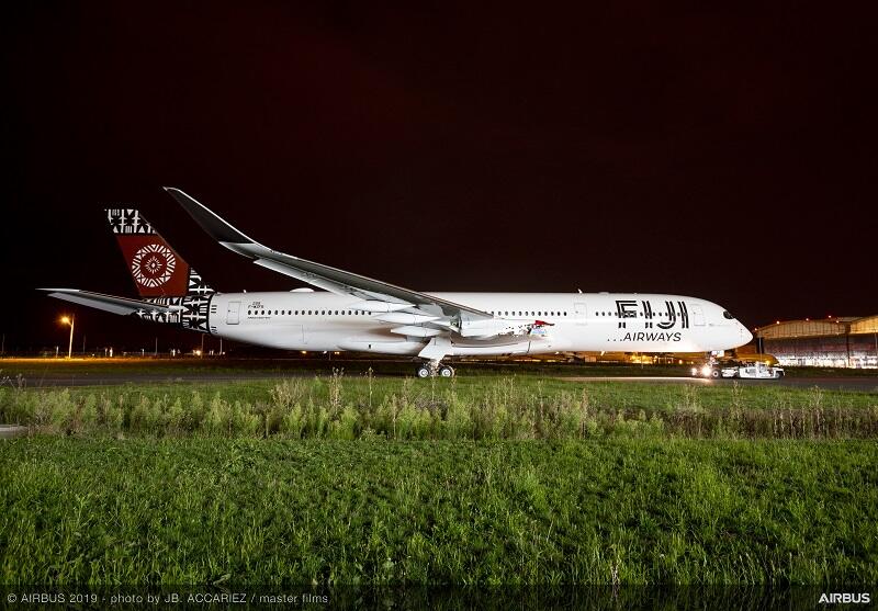 Fiji Airways A350 XWB livery