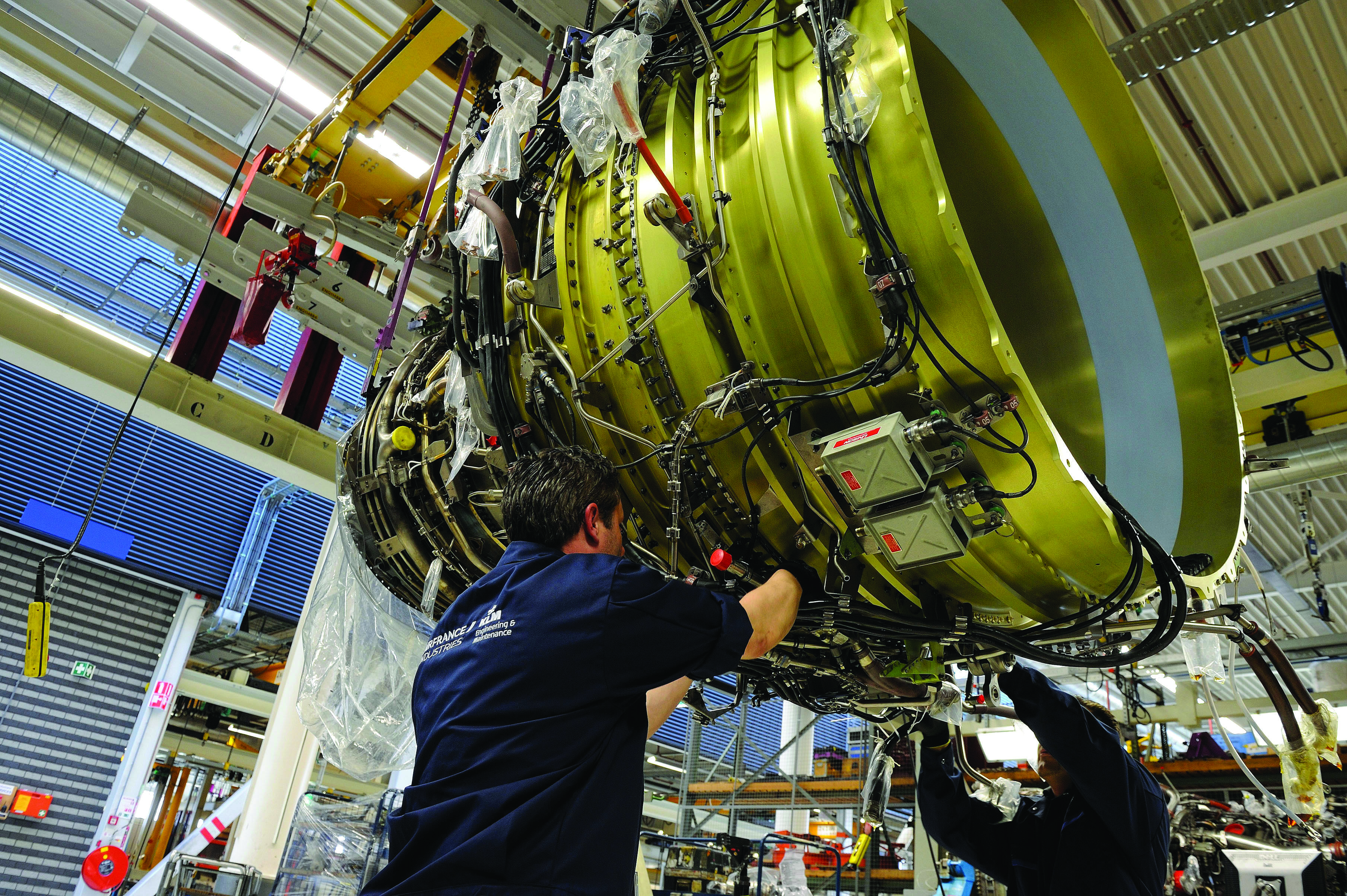 CFM56-7 engine at AFI-KLM E&M.