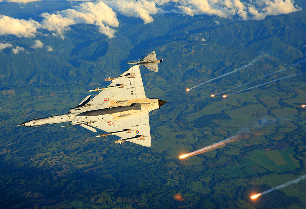 Colombian Kfir aircraft