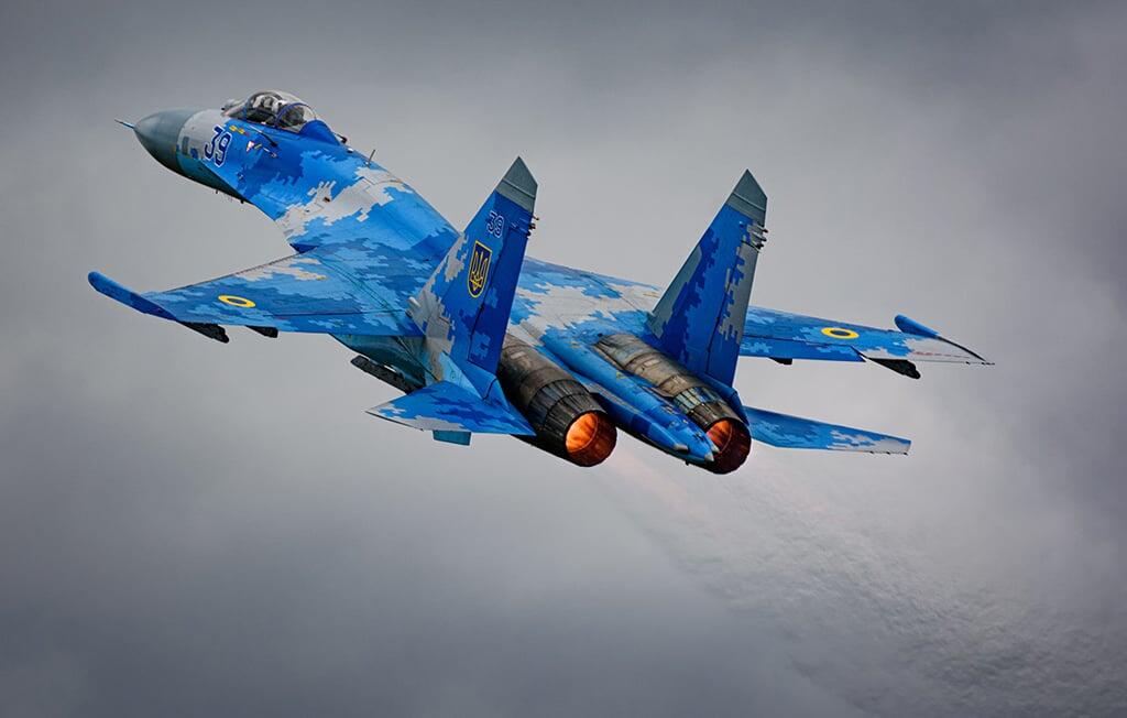 Ukrainian flanker aircraft