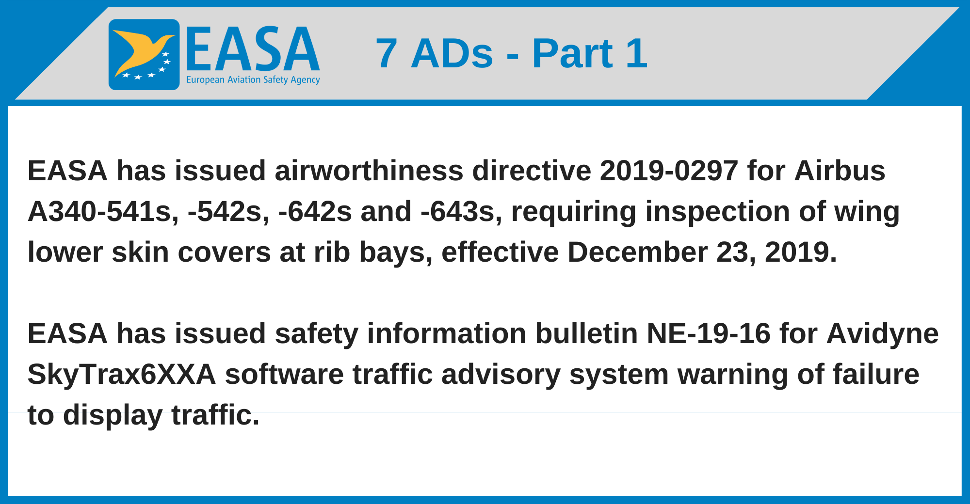EASA - 7 ADs