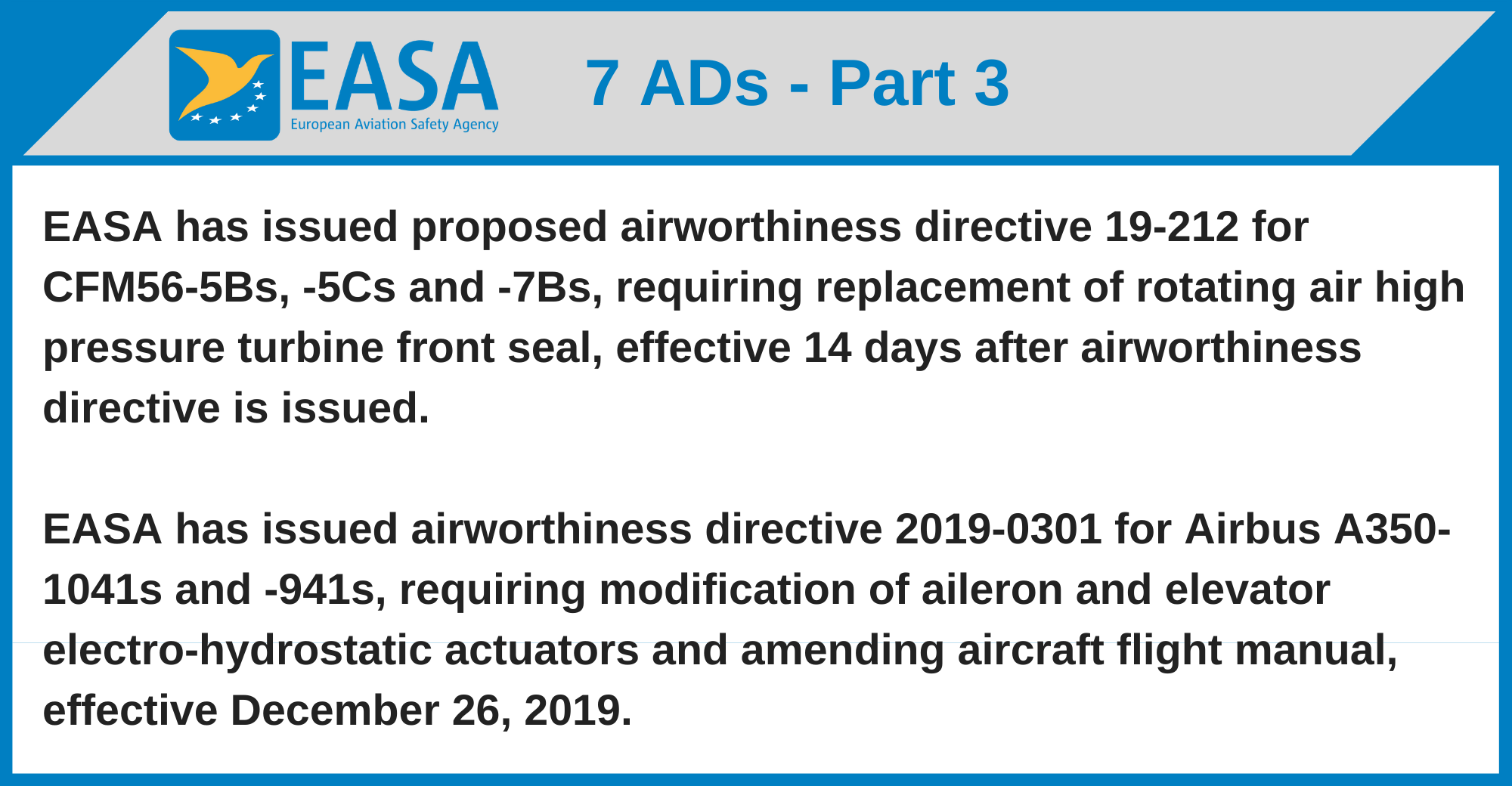EASA - 7 ADs