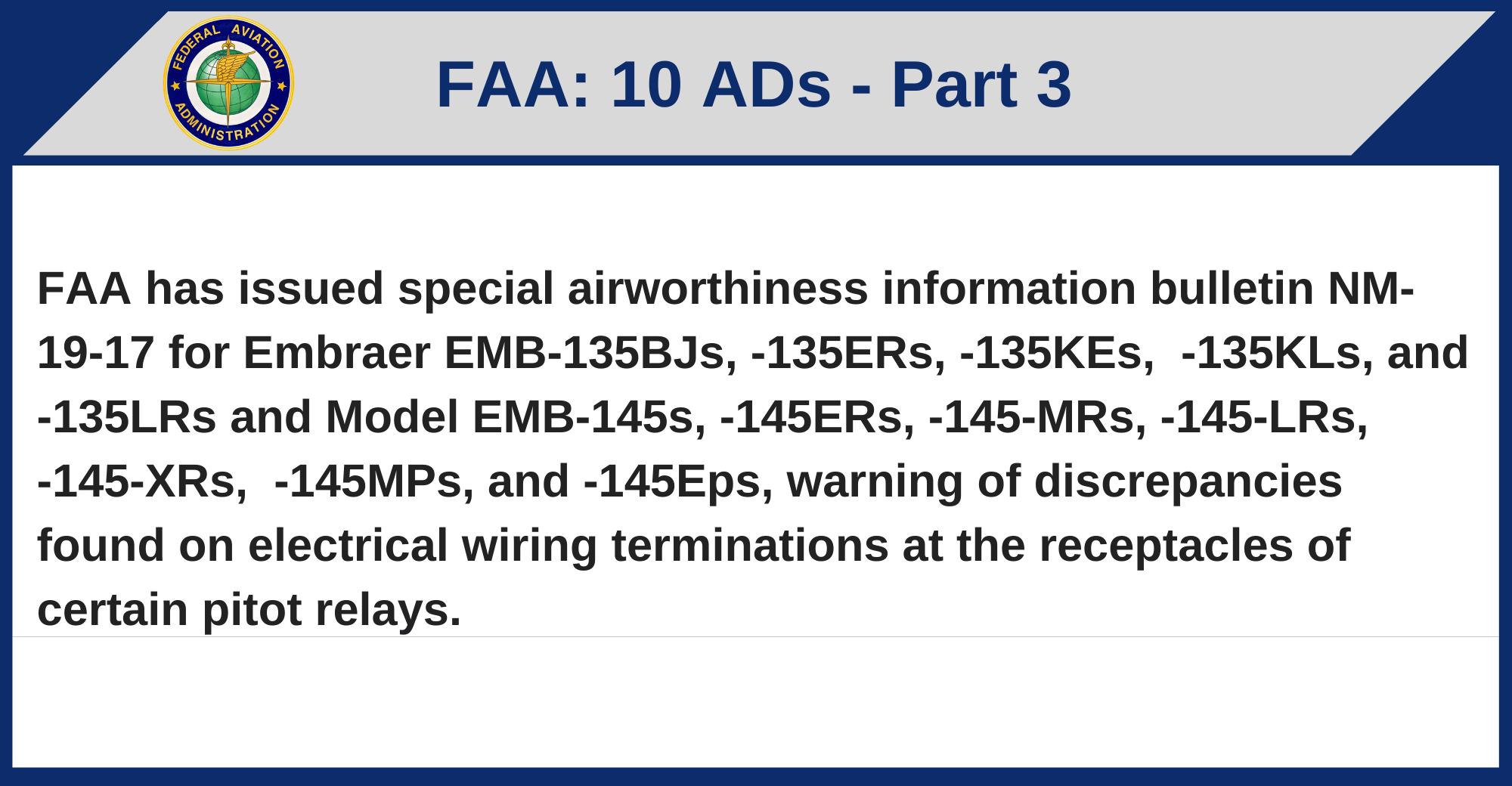 FAA - 10 ADs
