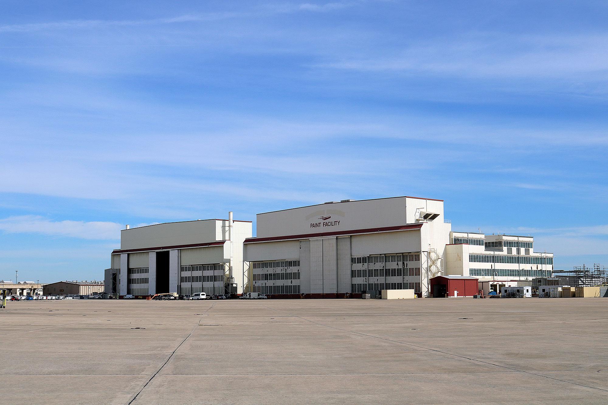 Boeing San Antonio paint hangar