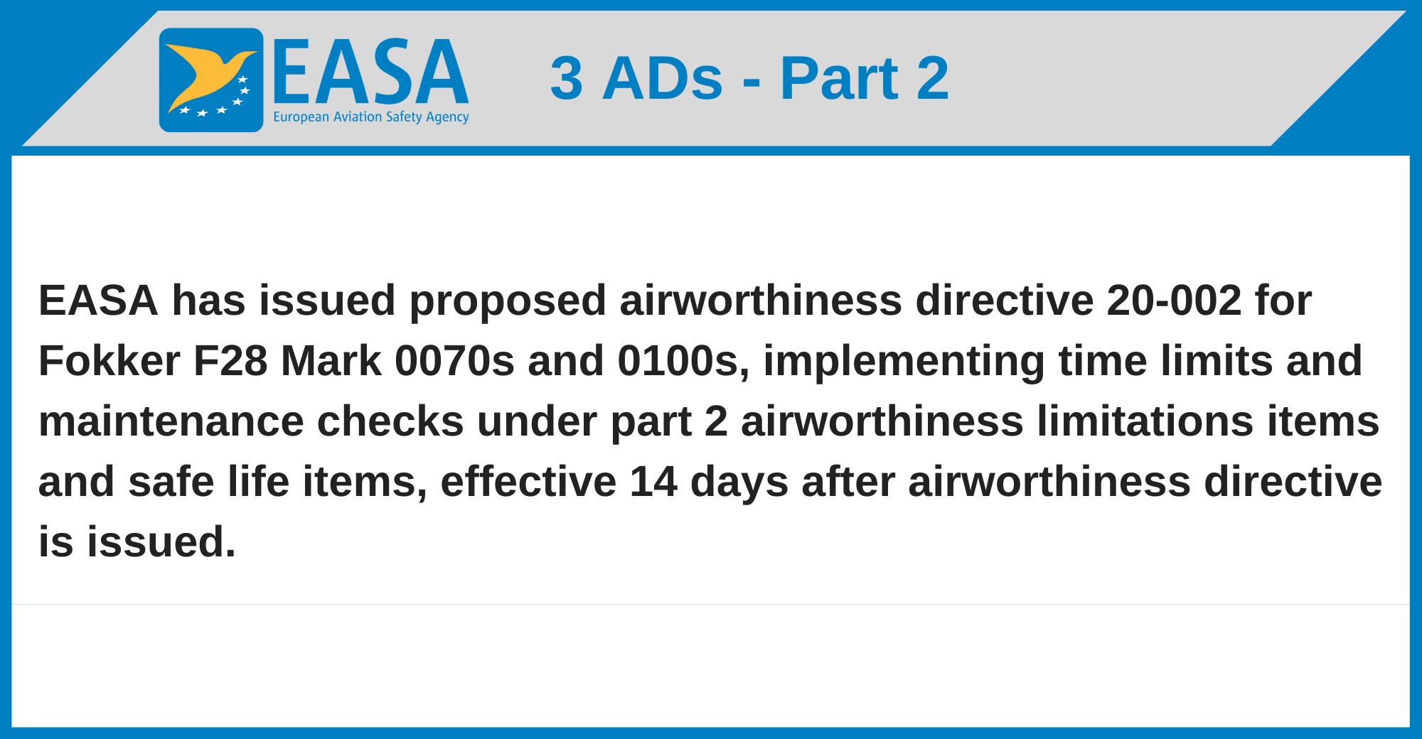 EASA - 3 ADs