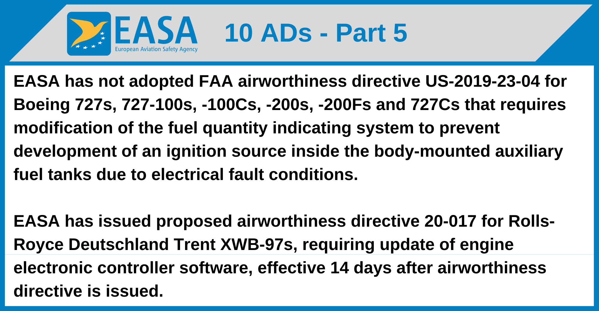 EASA - 10 ADs