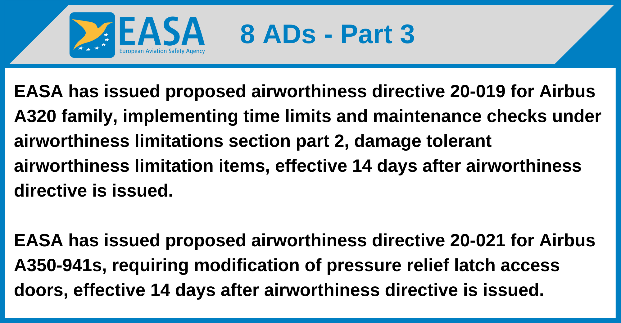 EASA - 8 ADs
