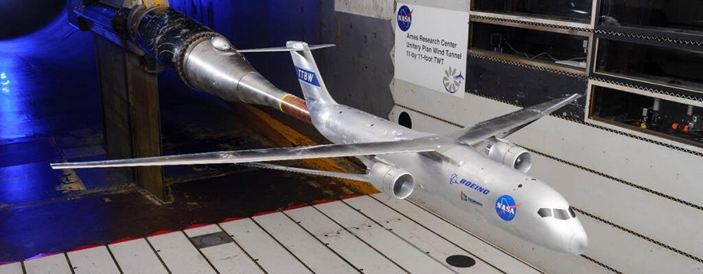 truss-braced wing aircraft model