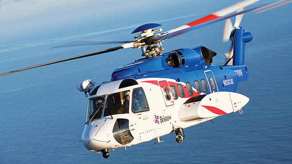 helicopter in flight