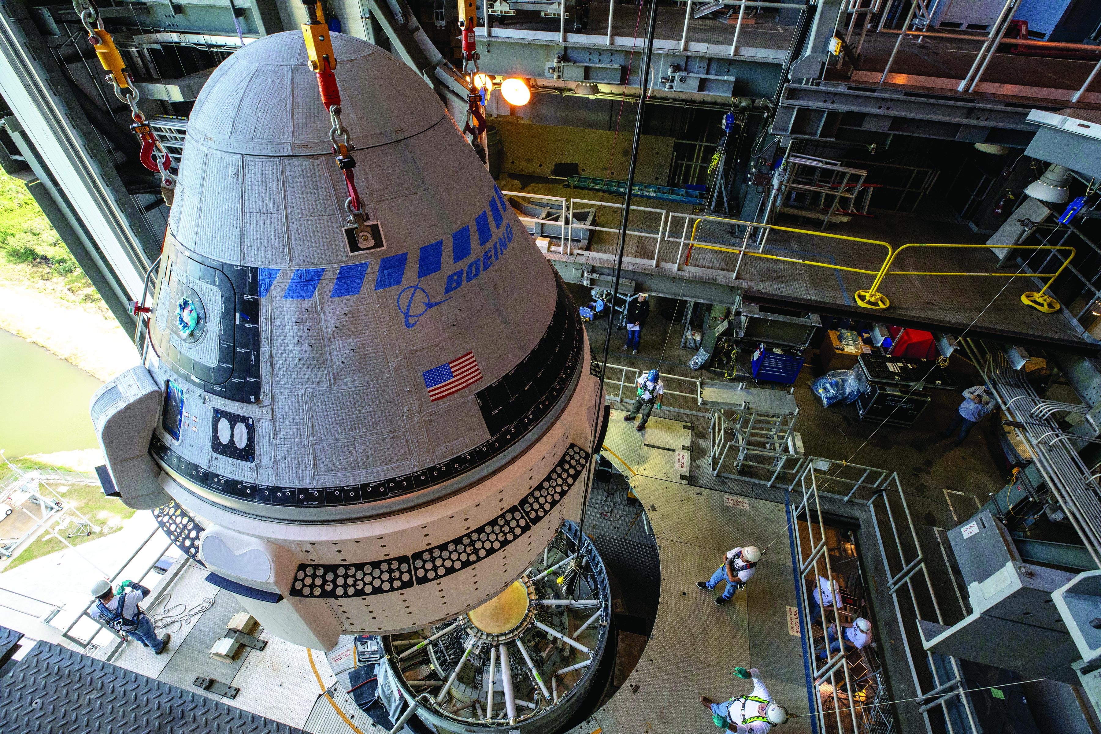 test flight of reusable capsule 