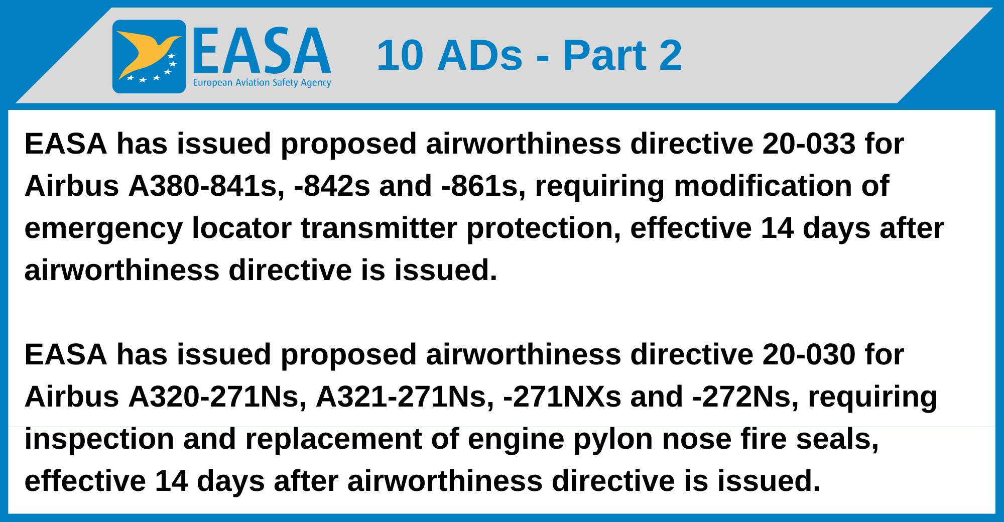 EASA - 10 ADs