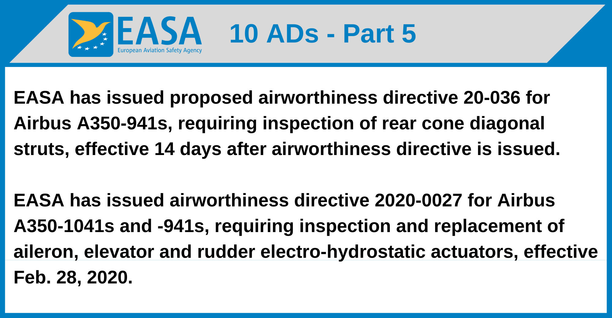 EASA - 10 ADs