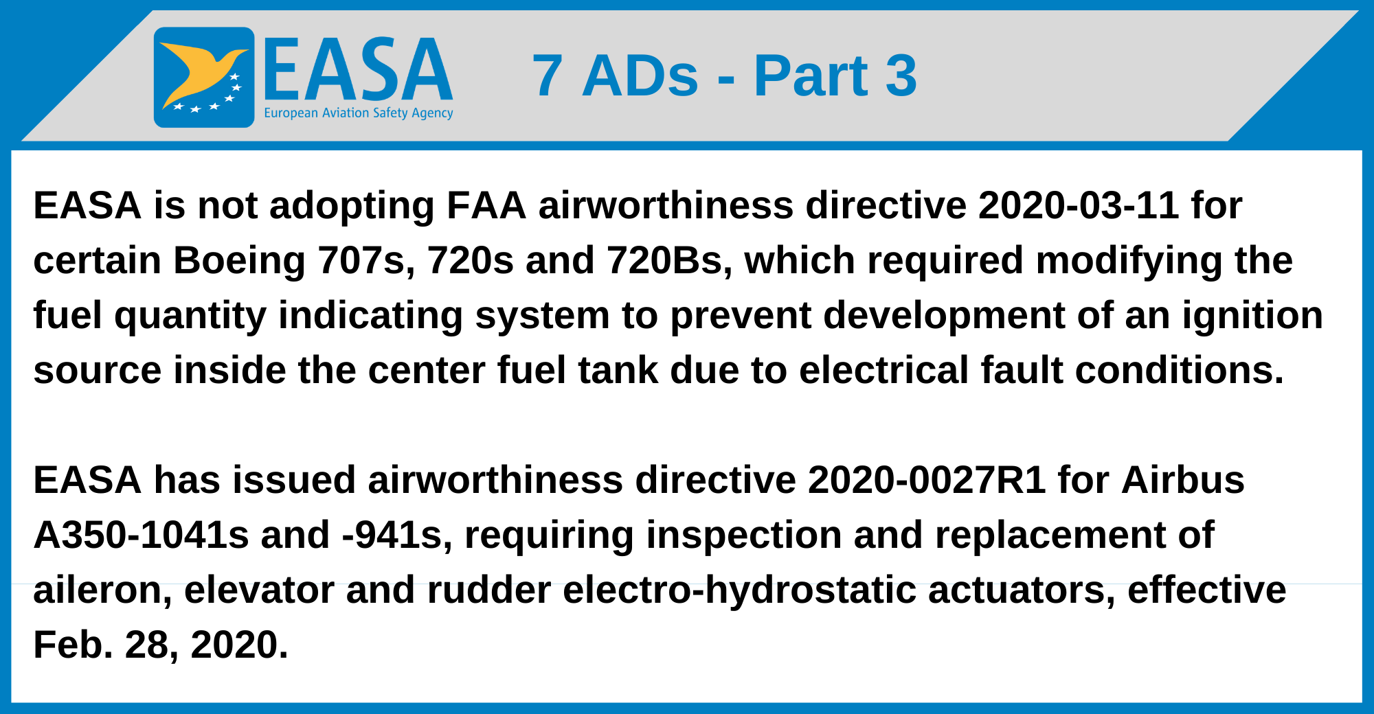 EASA - 7 ADs