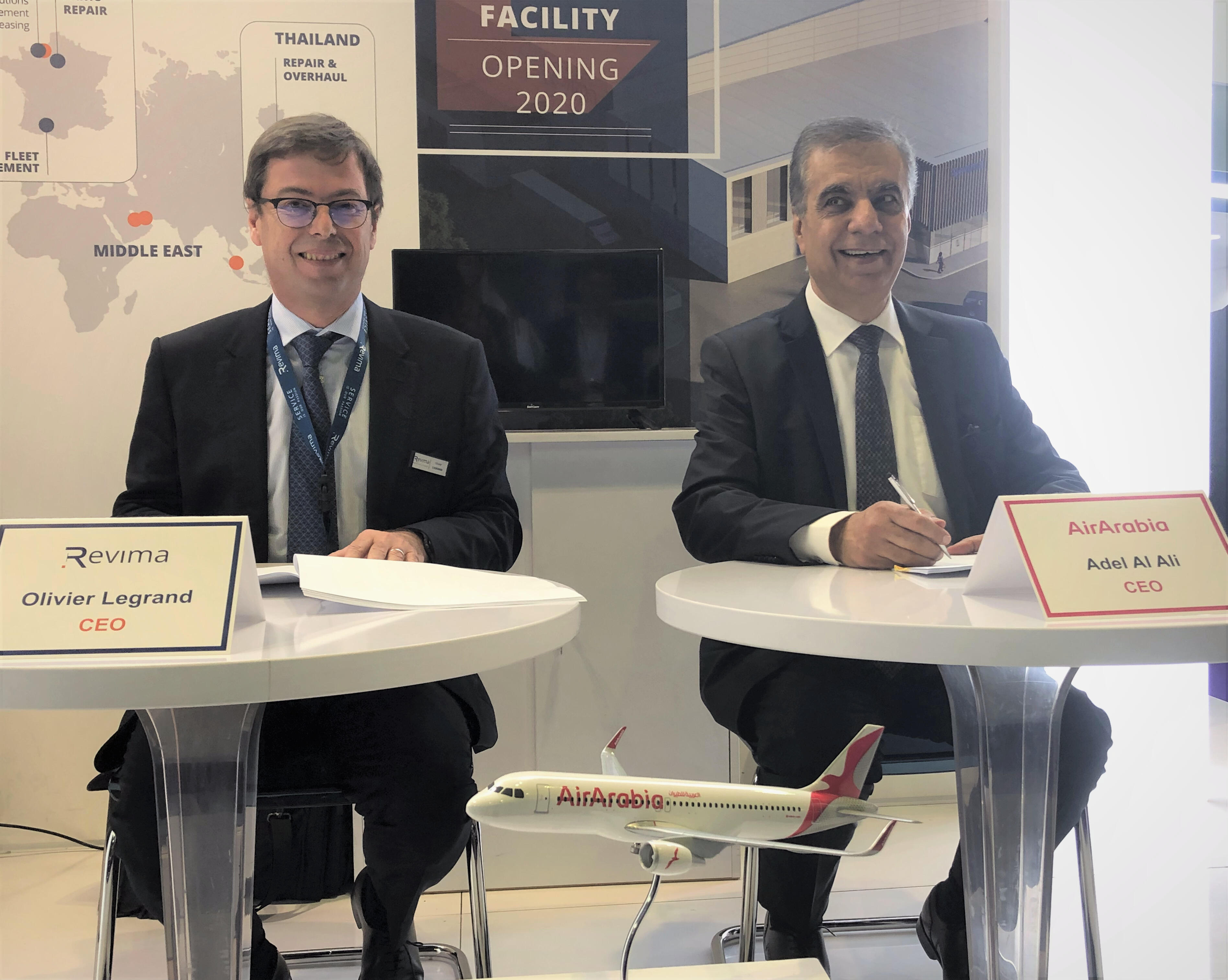 Revima-Air Arabia contract signing at MRO Middle East