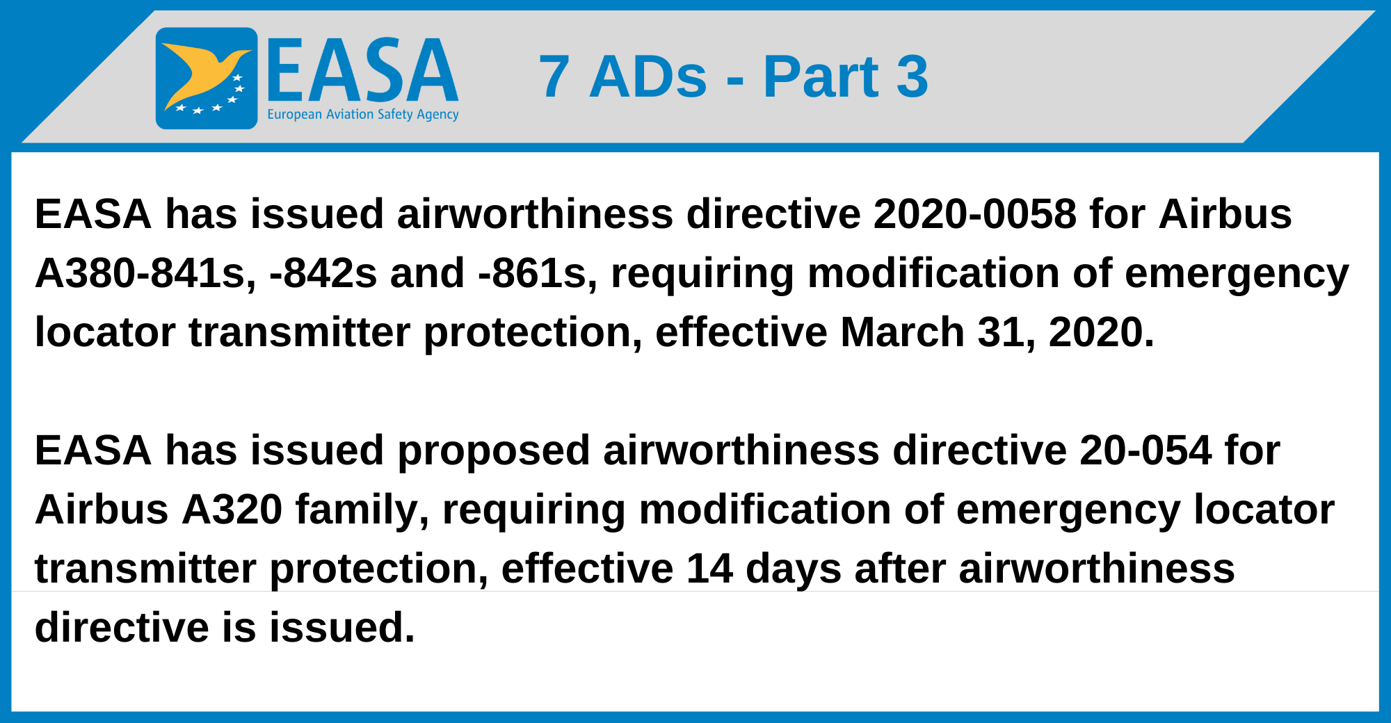 EASA - 7 ADs