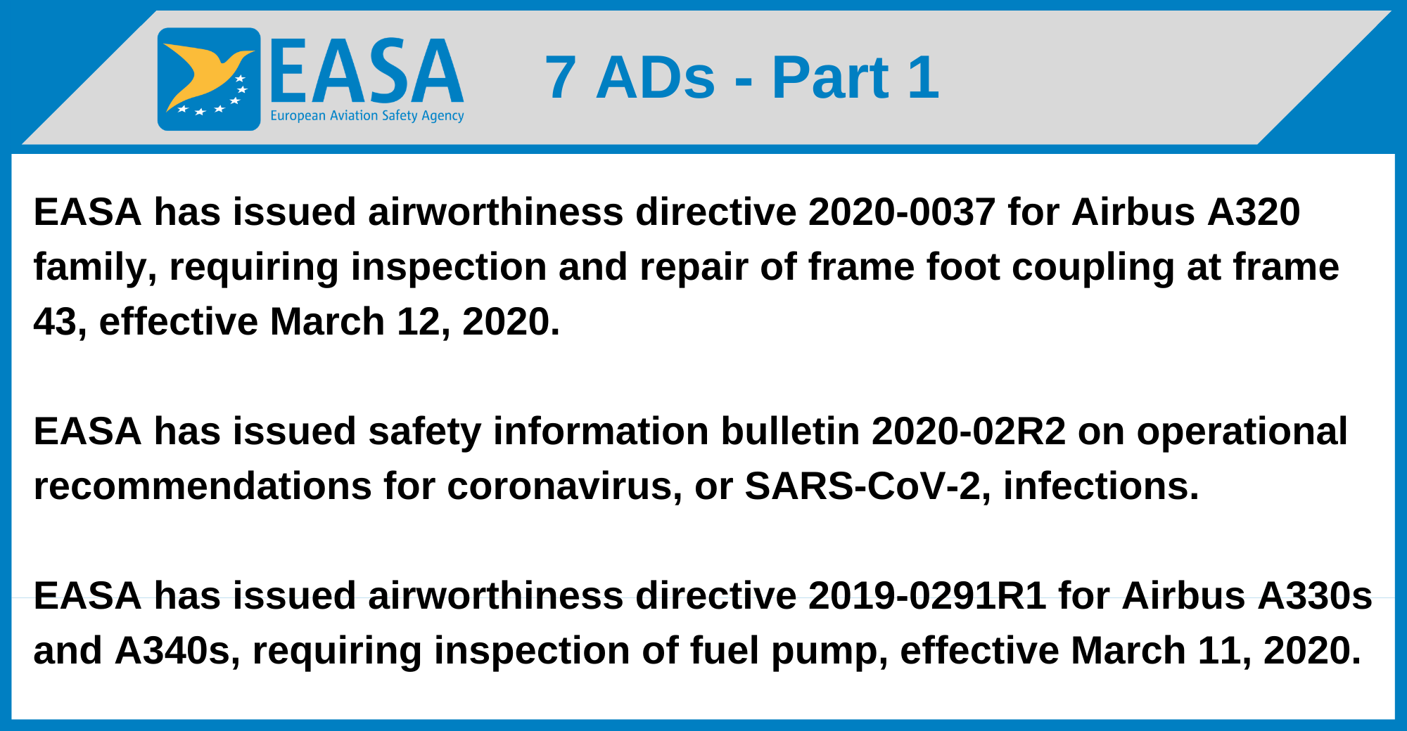 EASA - 7 ADs