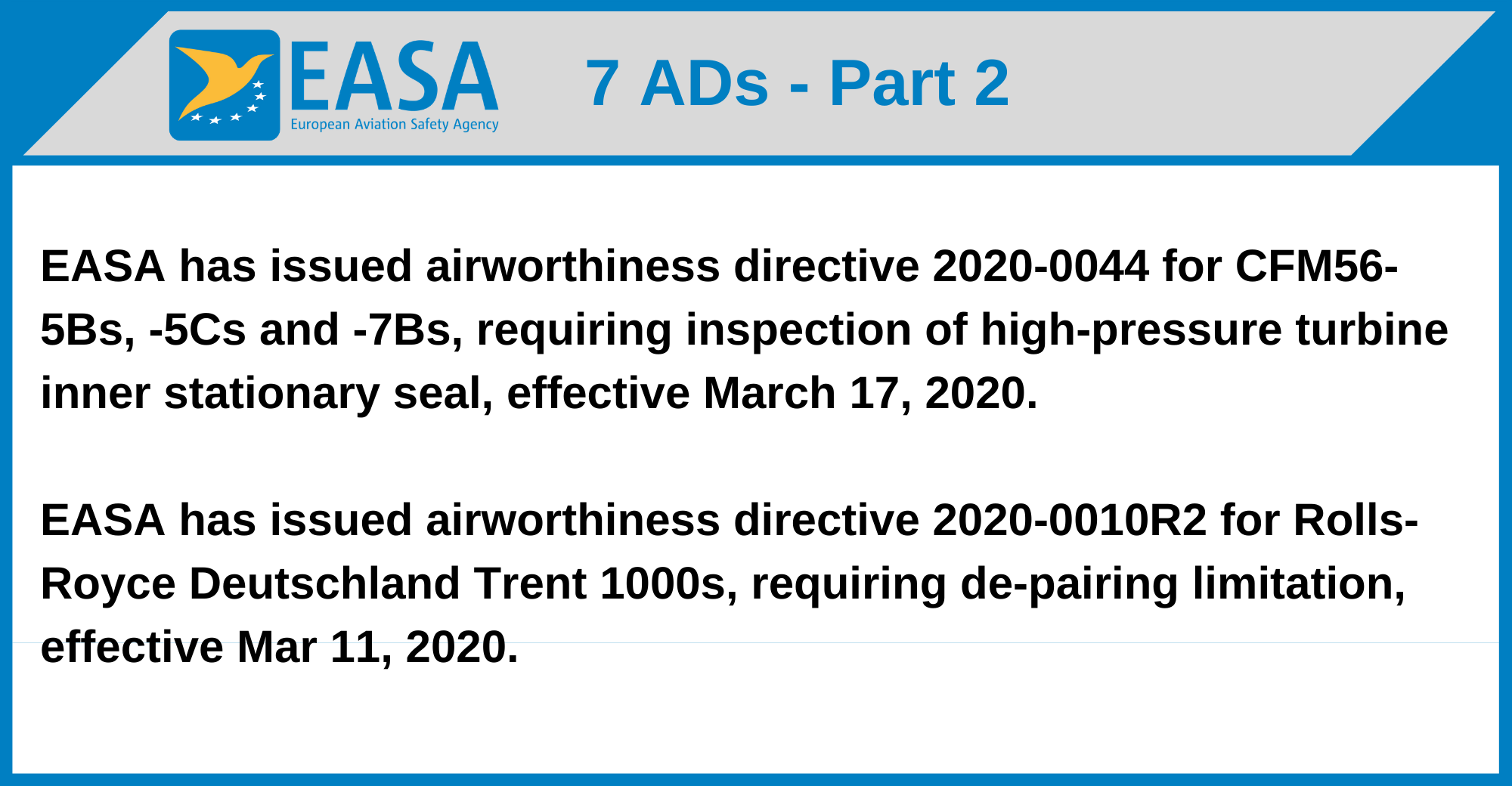 EASA - 7 ADs