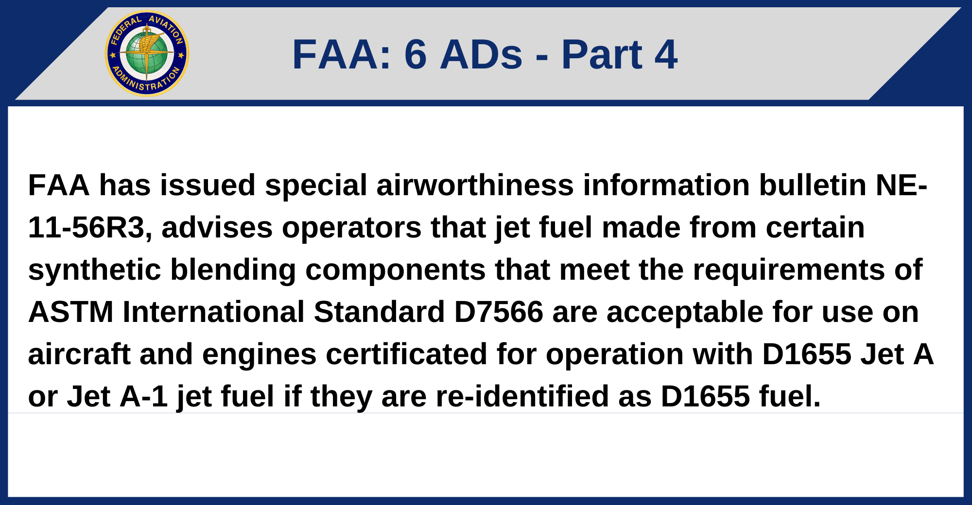 FAA - 6 ADs