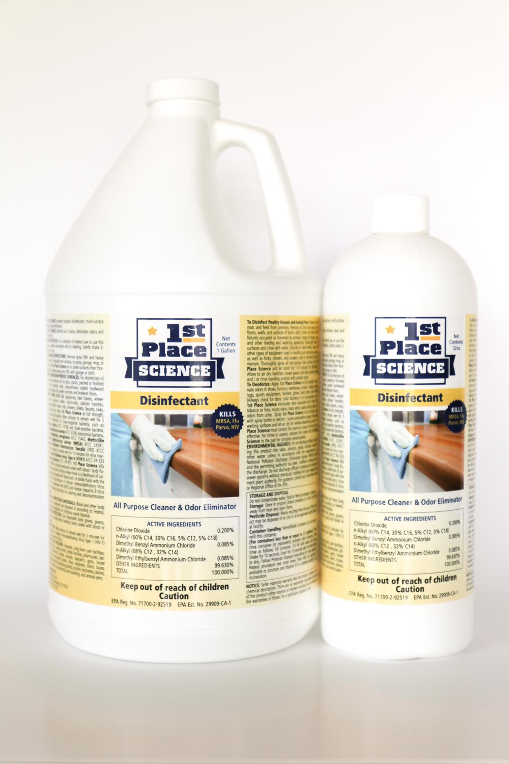 First Place Science Disinfectant