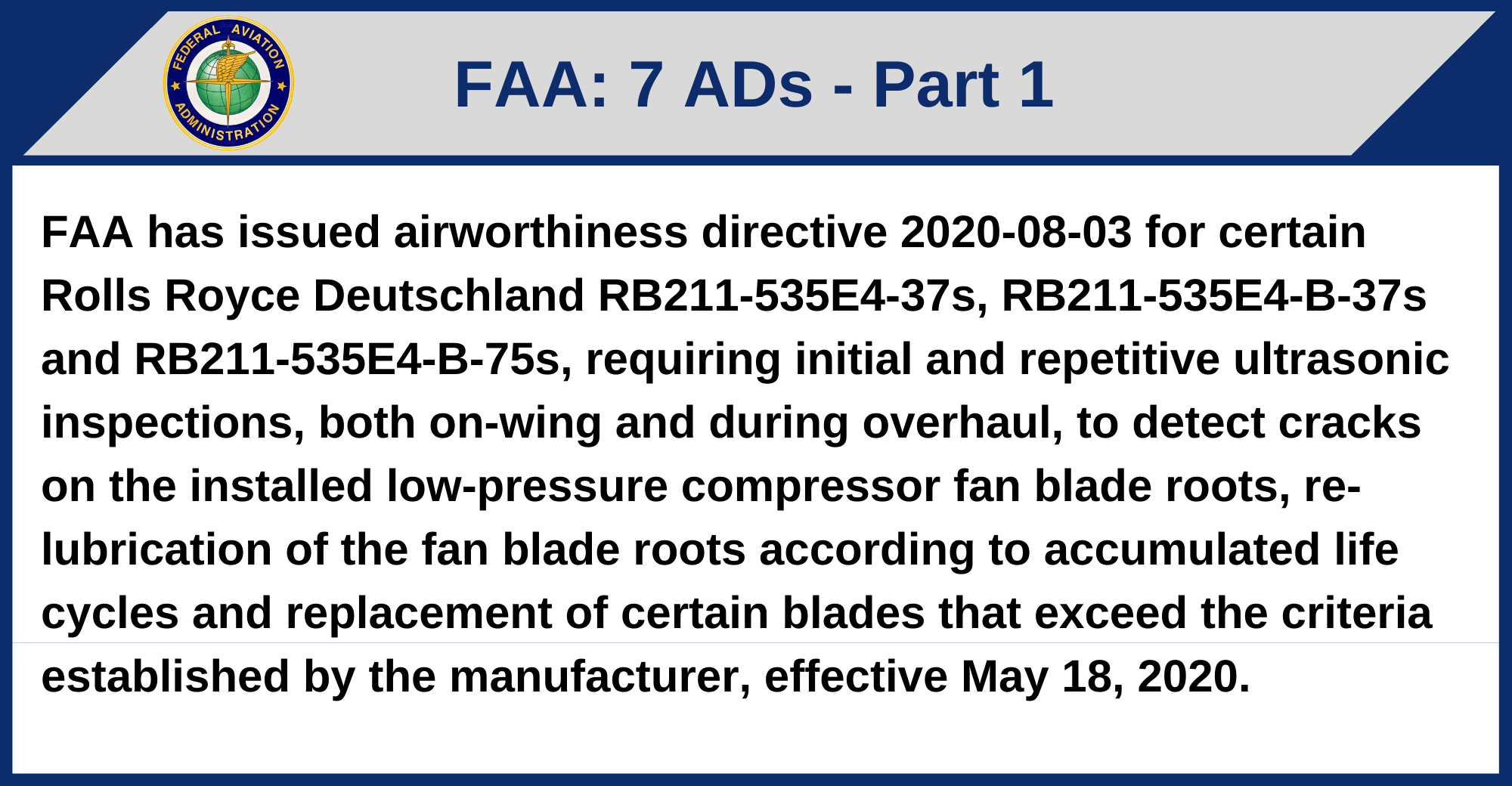 FAA - 7 ADs