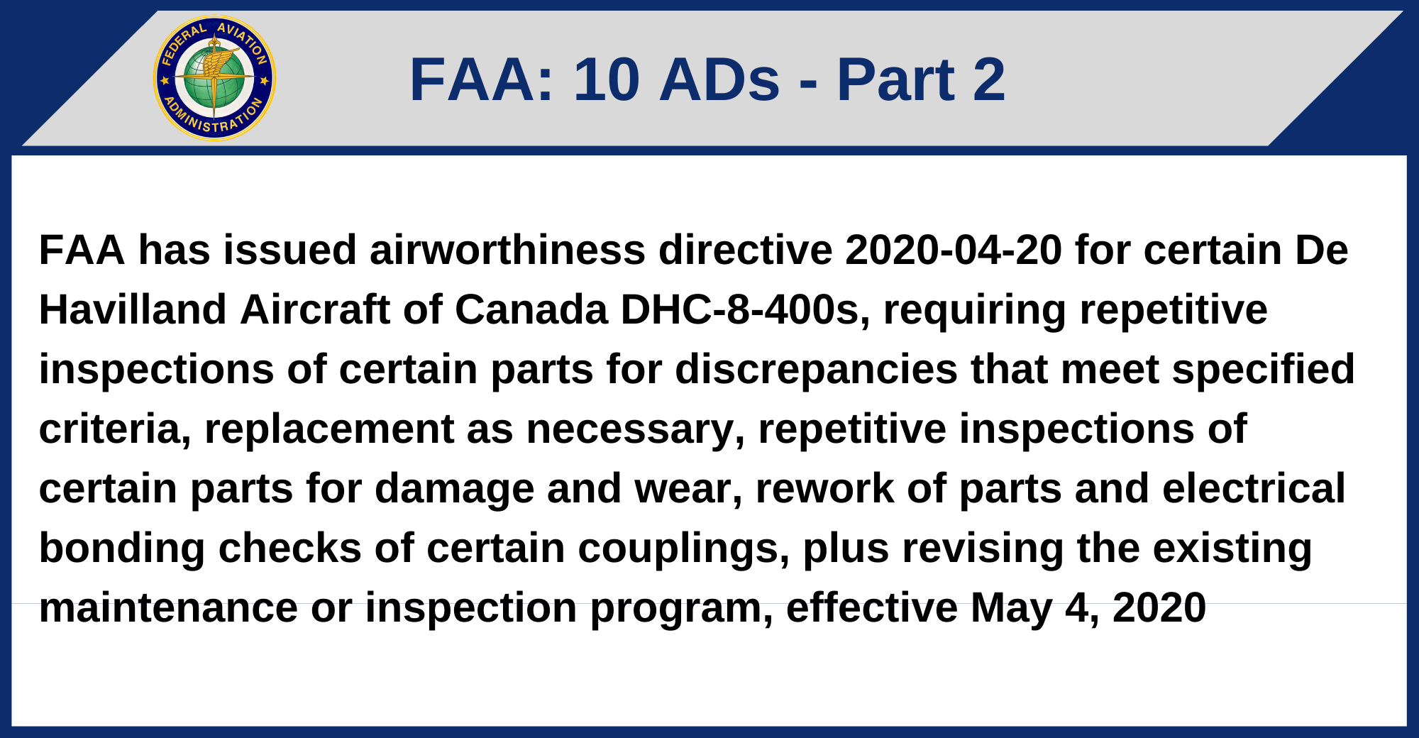FAA - 10 ADs