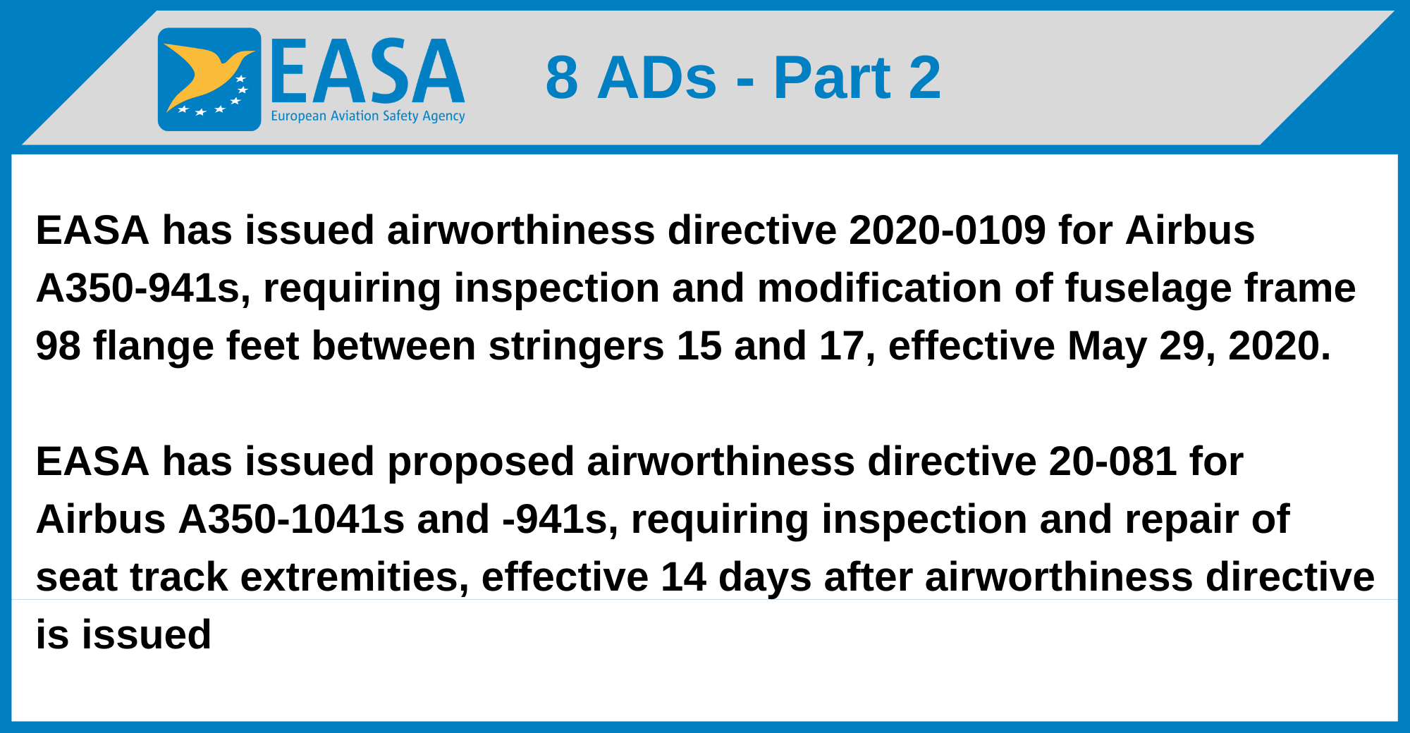 EASA - 8 ADs