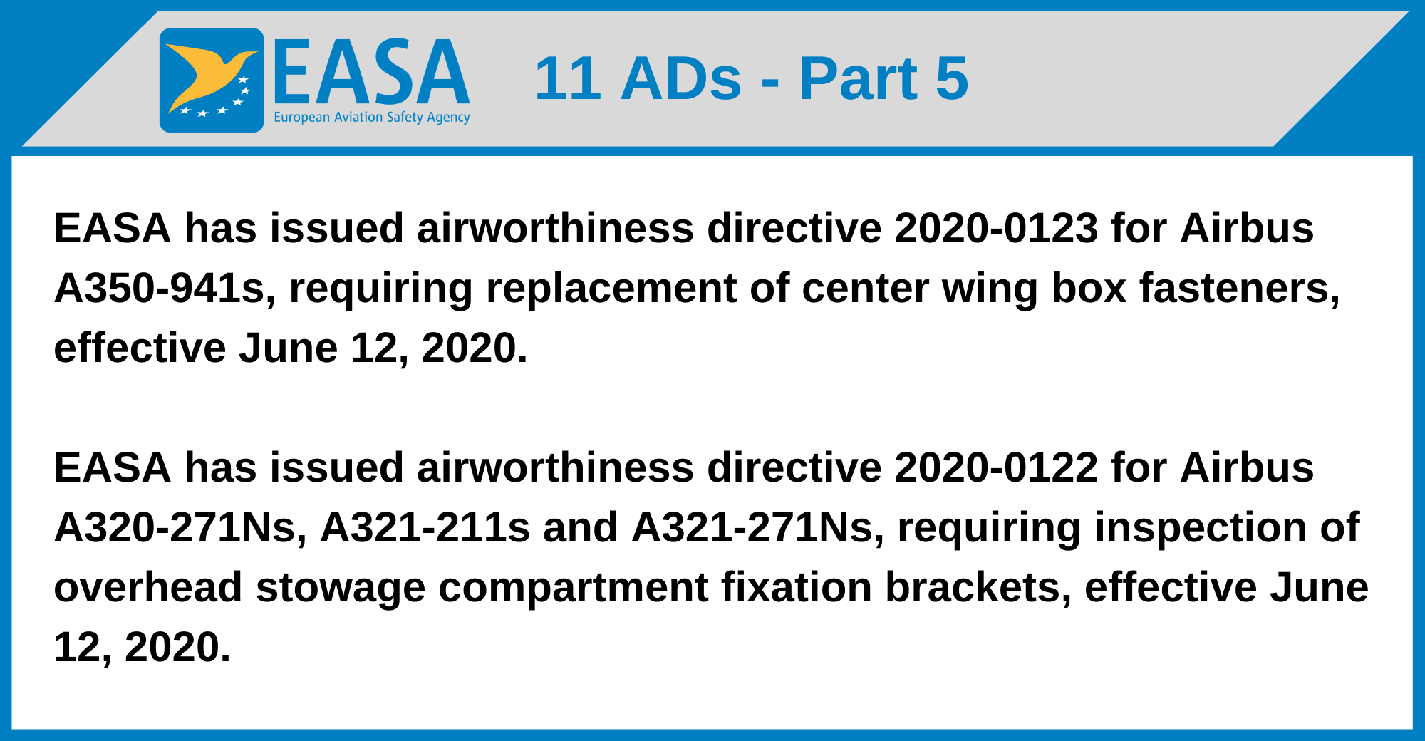 EASA - 11 ADs