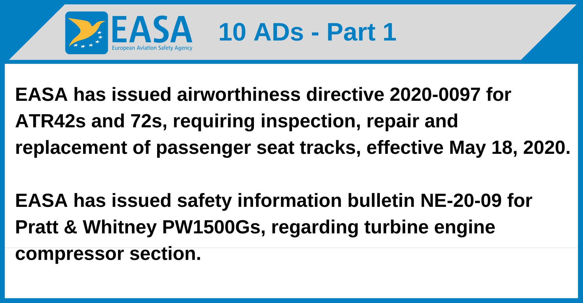 EASA - 10 ADs