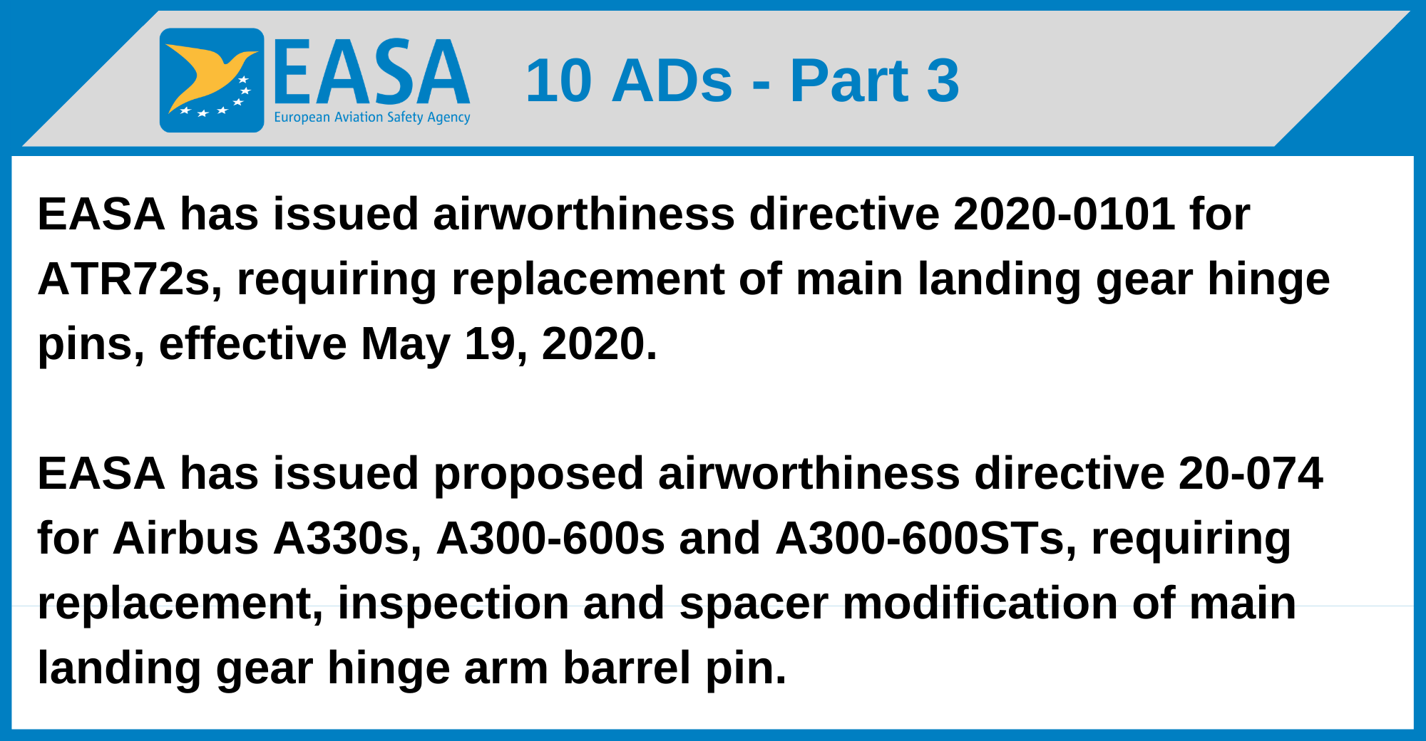 EASA - 10 ADs