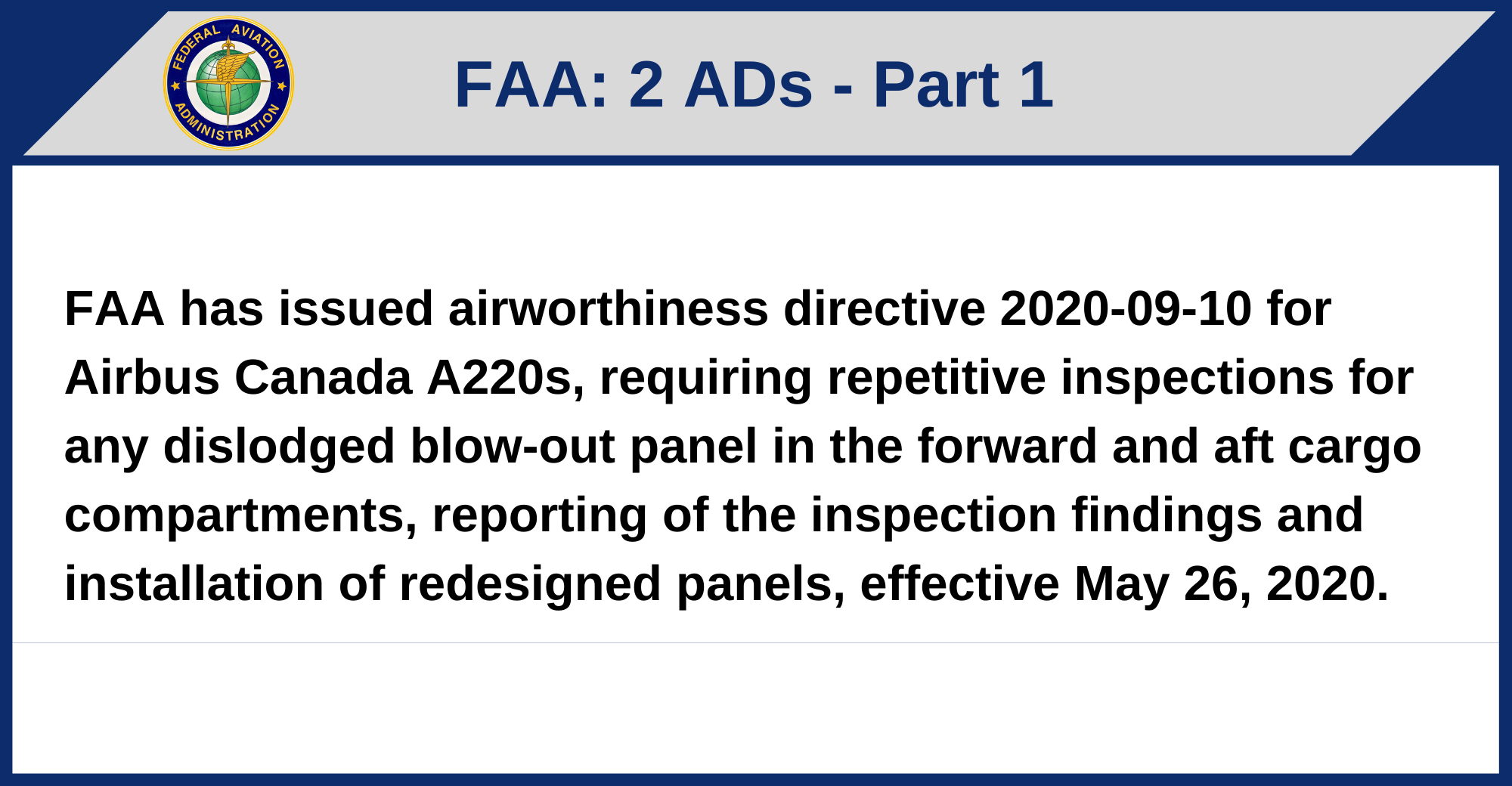 FAA - 2 ADs