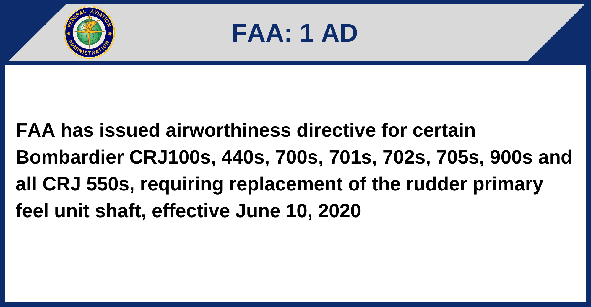 FAA - 1 AD