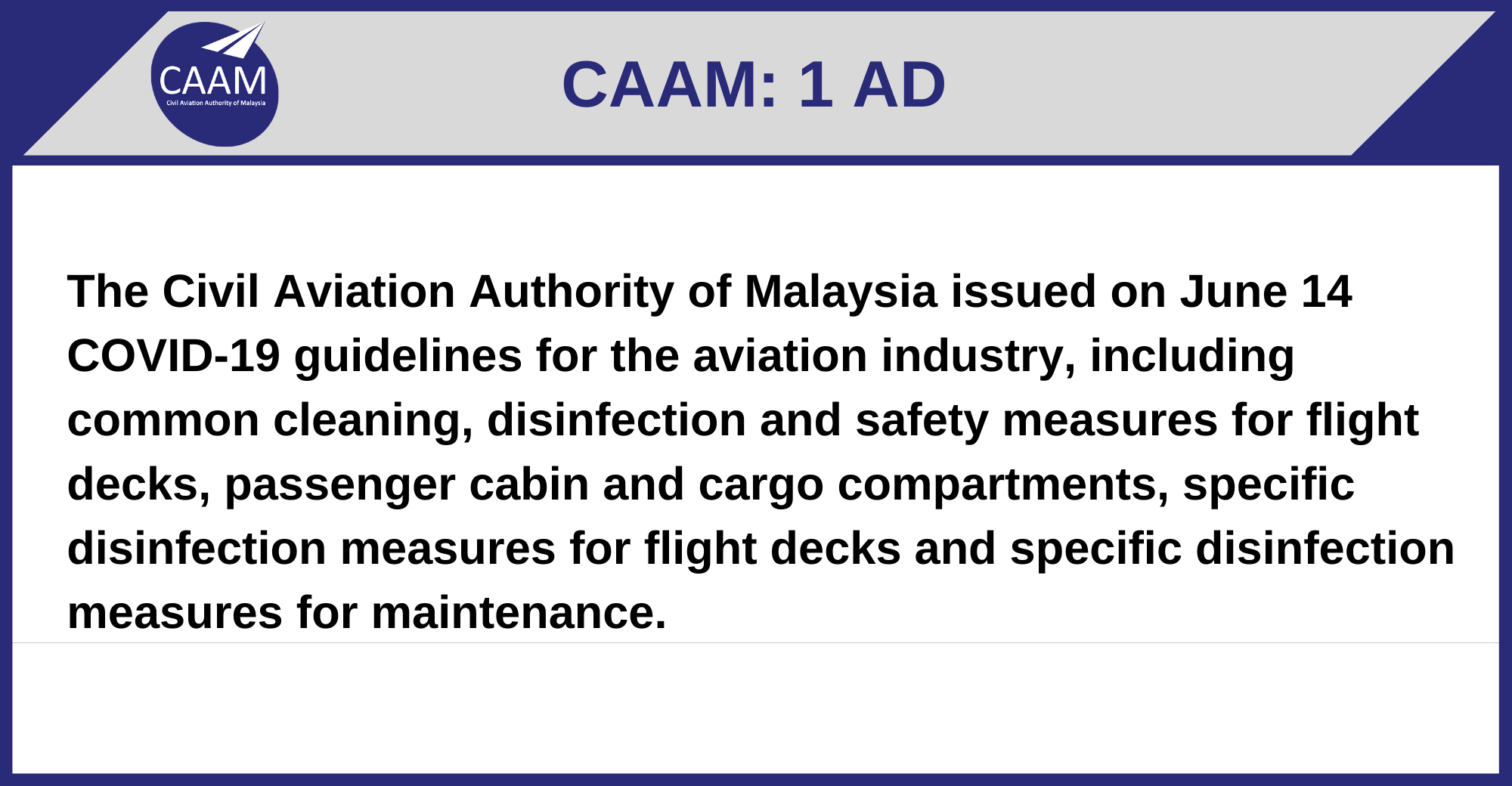 CAAM - 1 AD