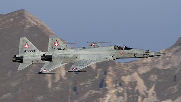 Swiss fighter aircraft