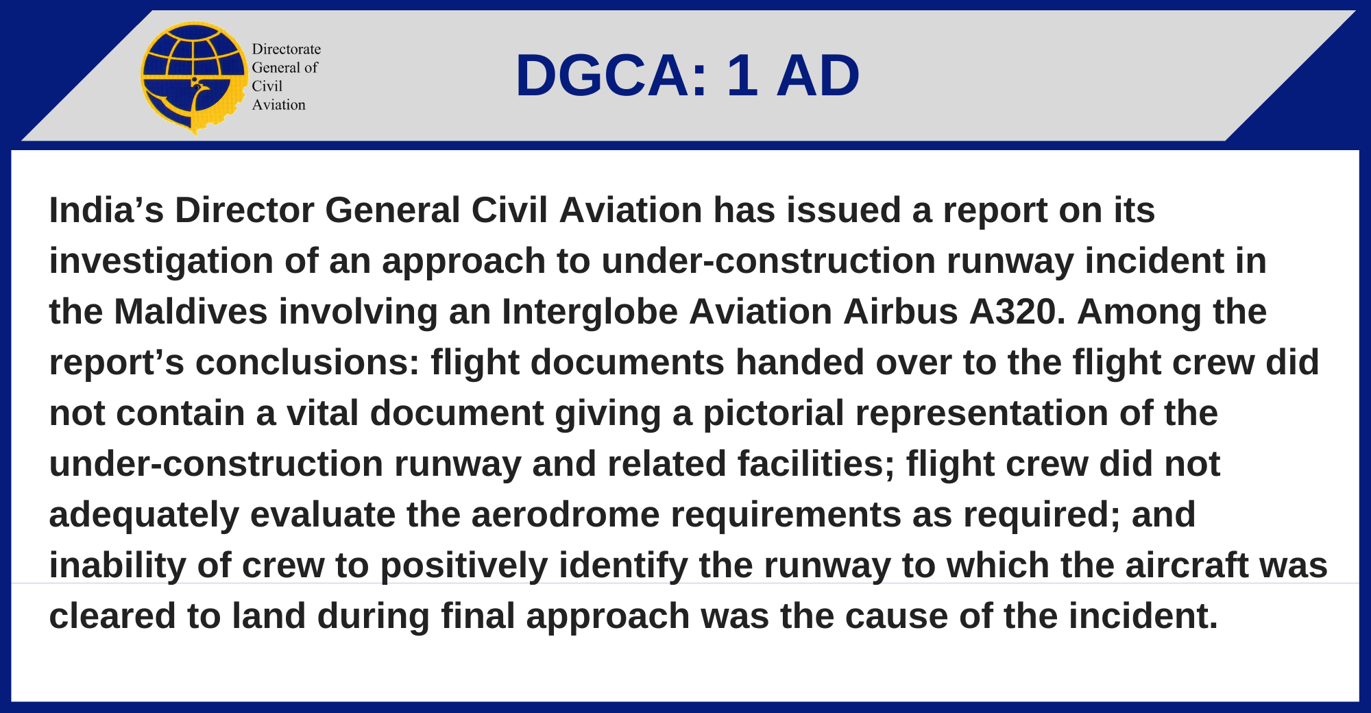 DGCA - 1 AD