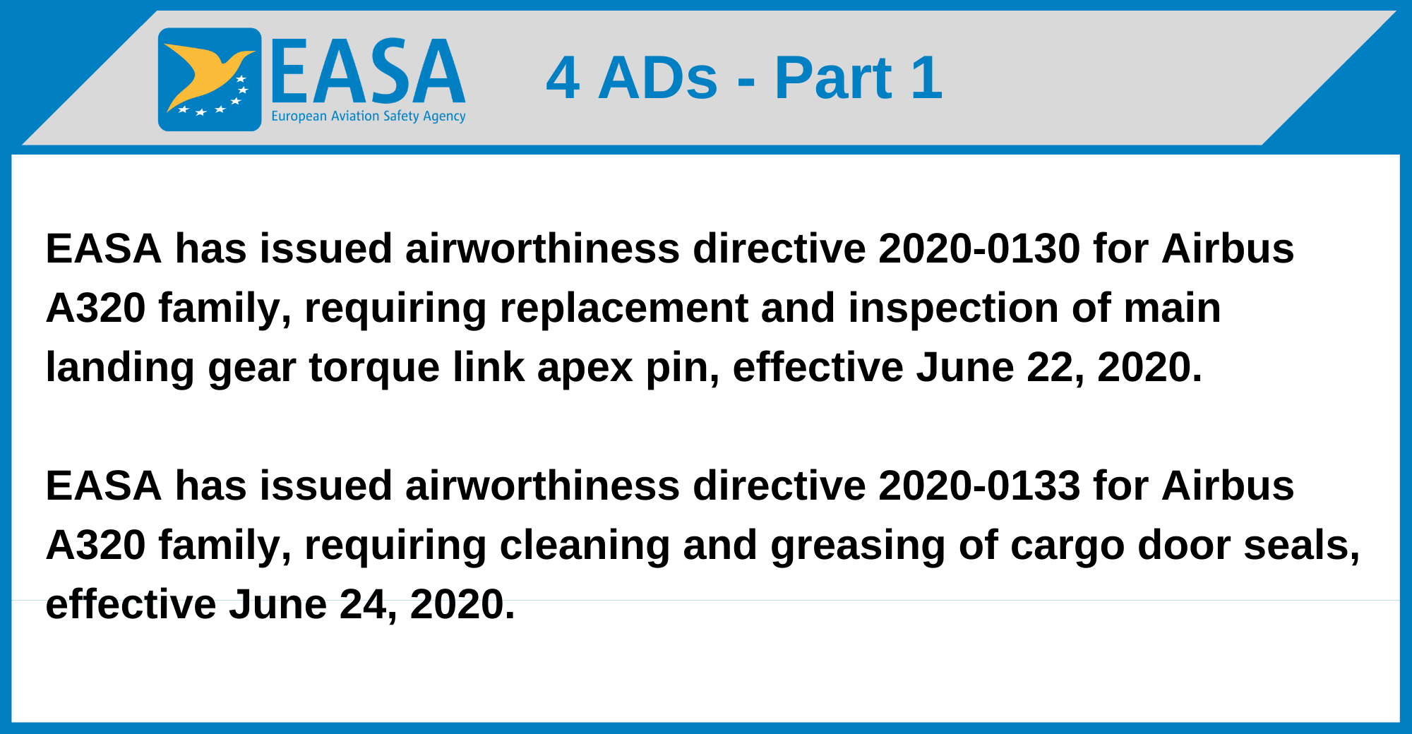 EASA - 4 ADs