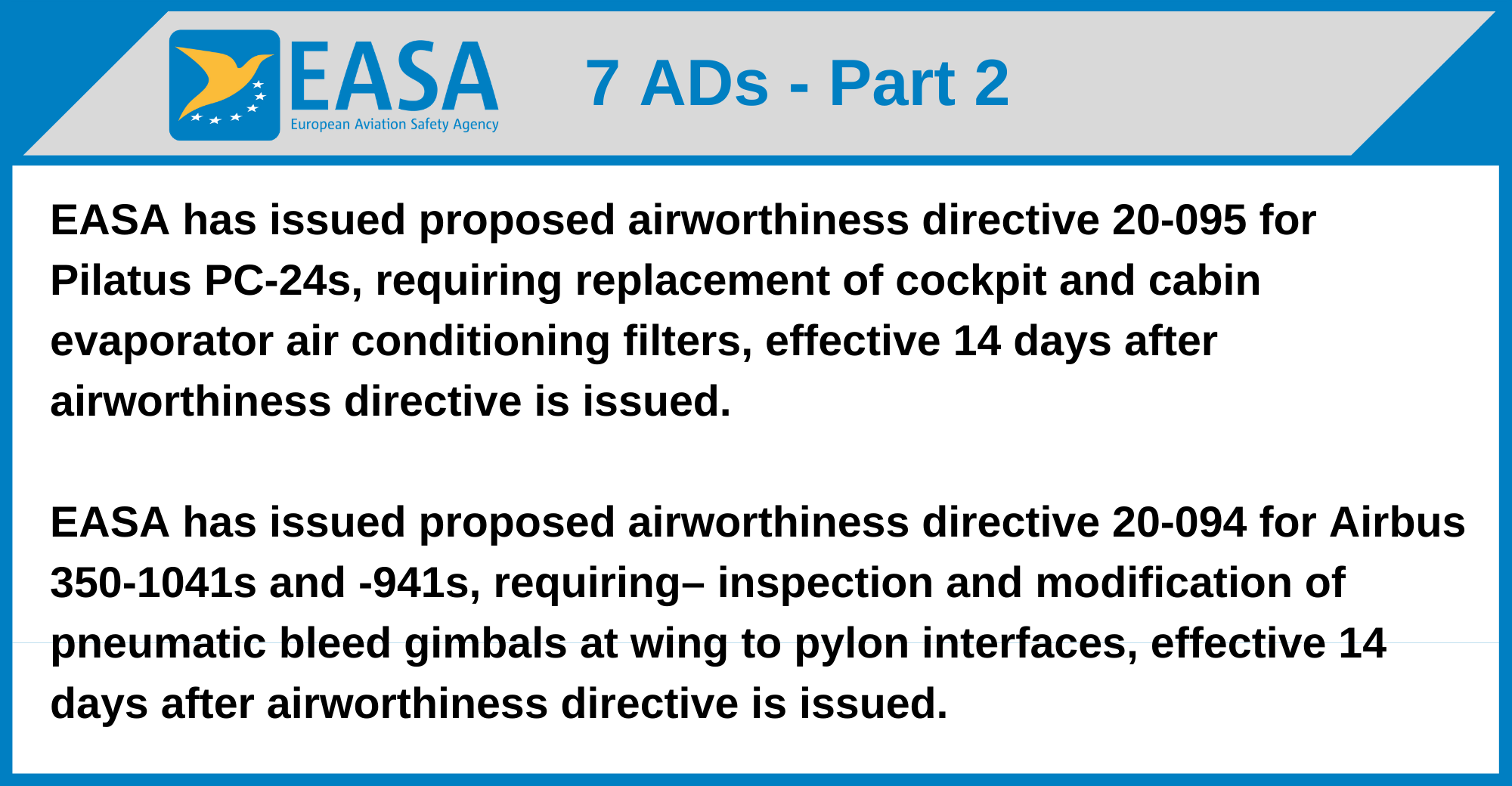 EASA - 7 ADs