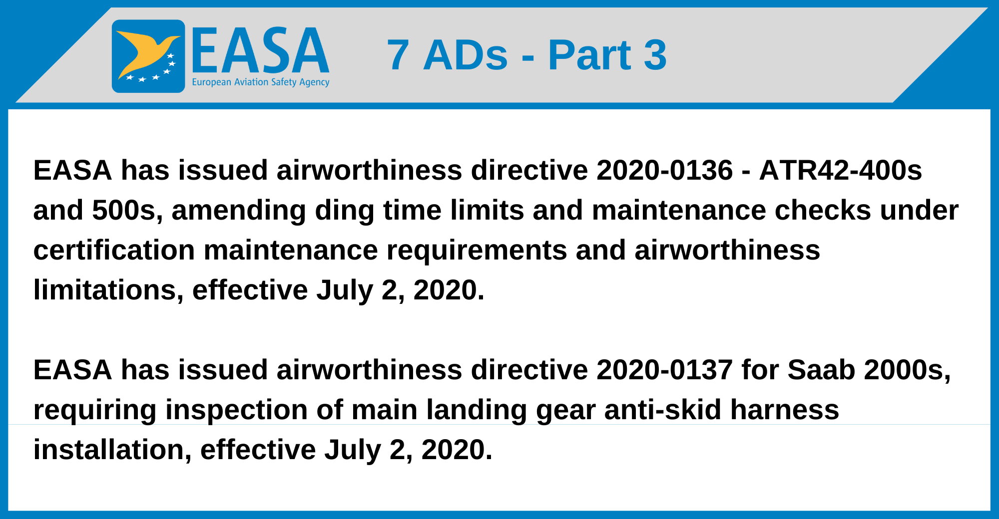 EASA - 7 ADs