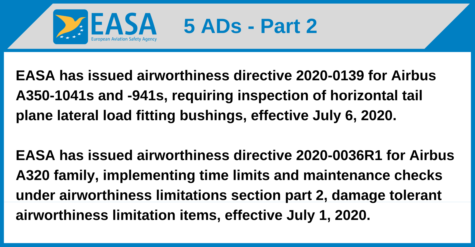 EASA - 5 ADs