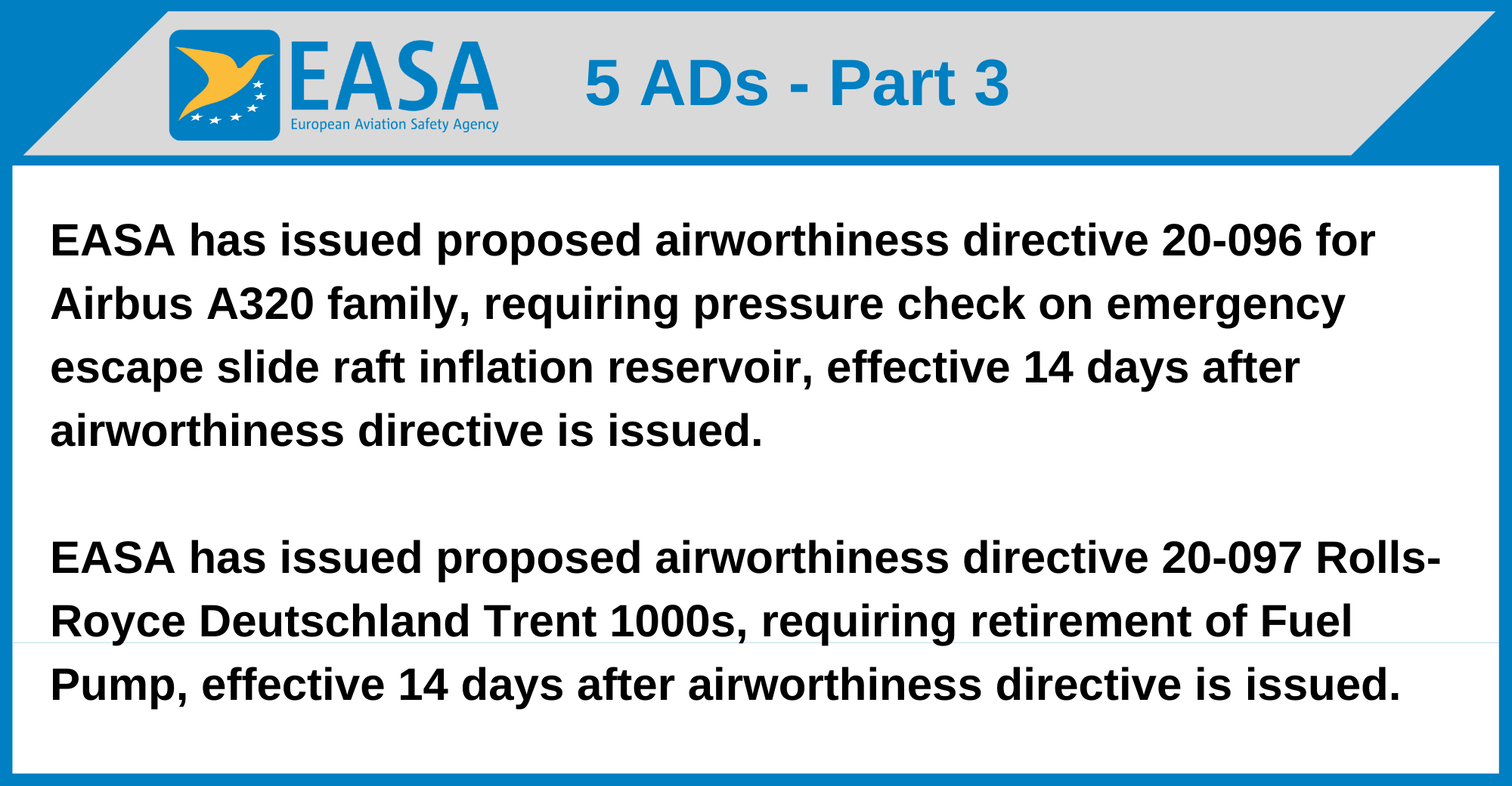 EASA - 5 ADs