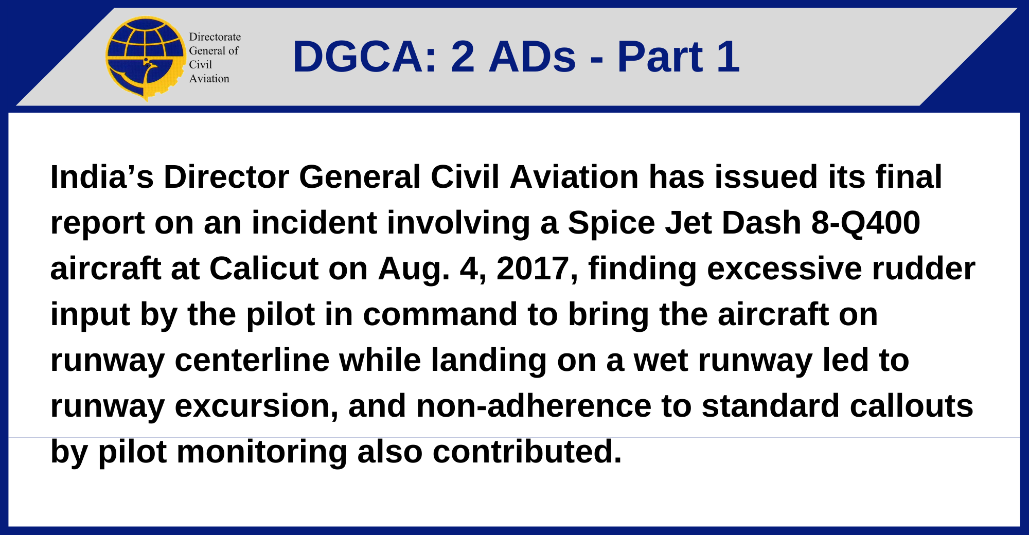 DGCA - 2 ADs