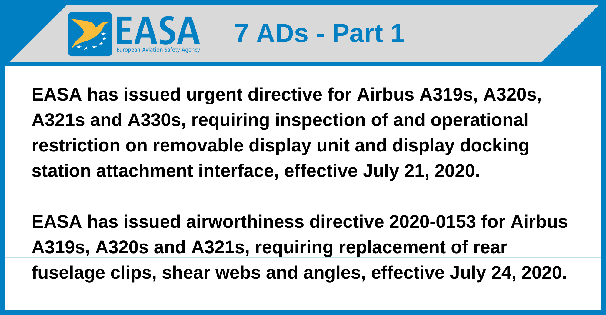 EASA - 7 ADs