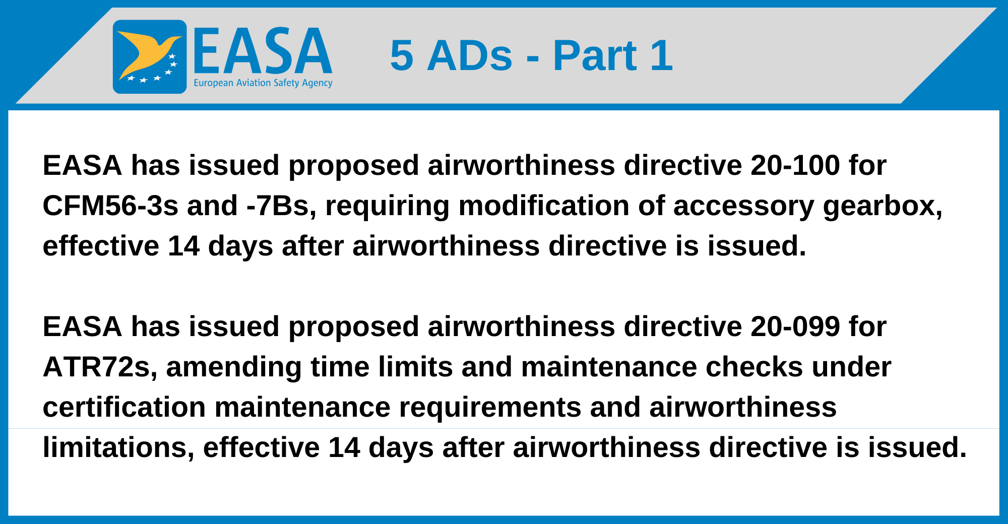 EASA - 5 ADs