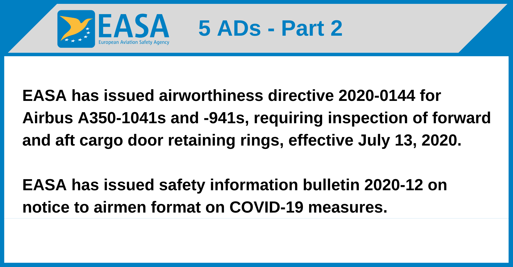 EASA - 5 ADs