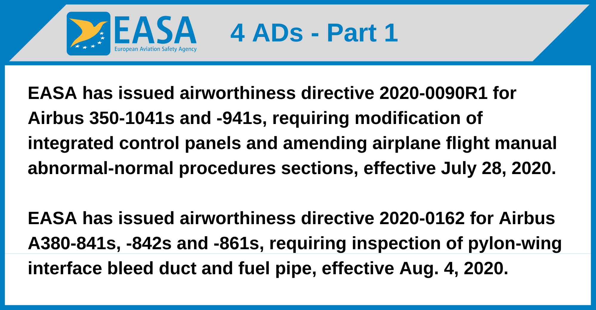 EASA - 4 ADs