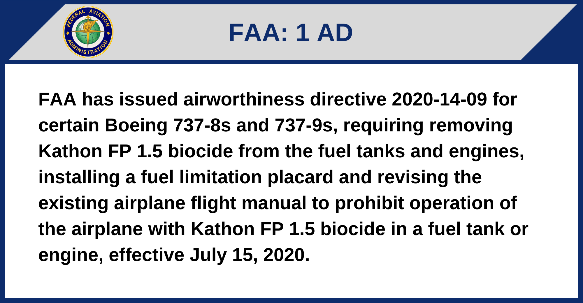 FAA - 1 AD
