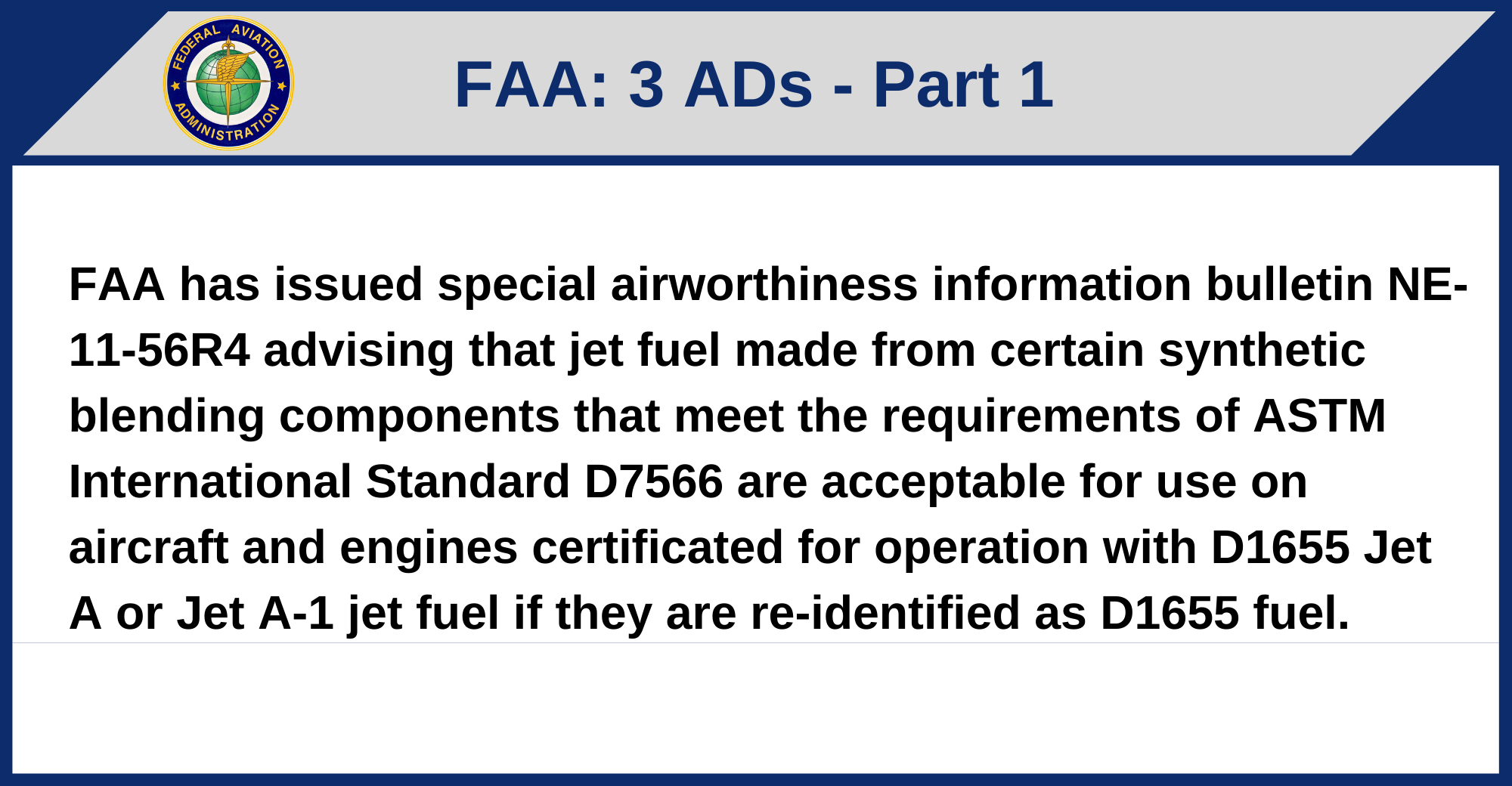 FAA - 3 ADs