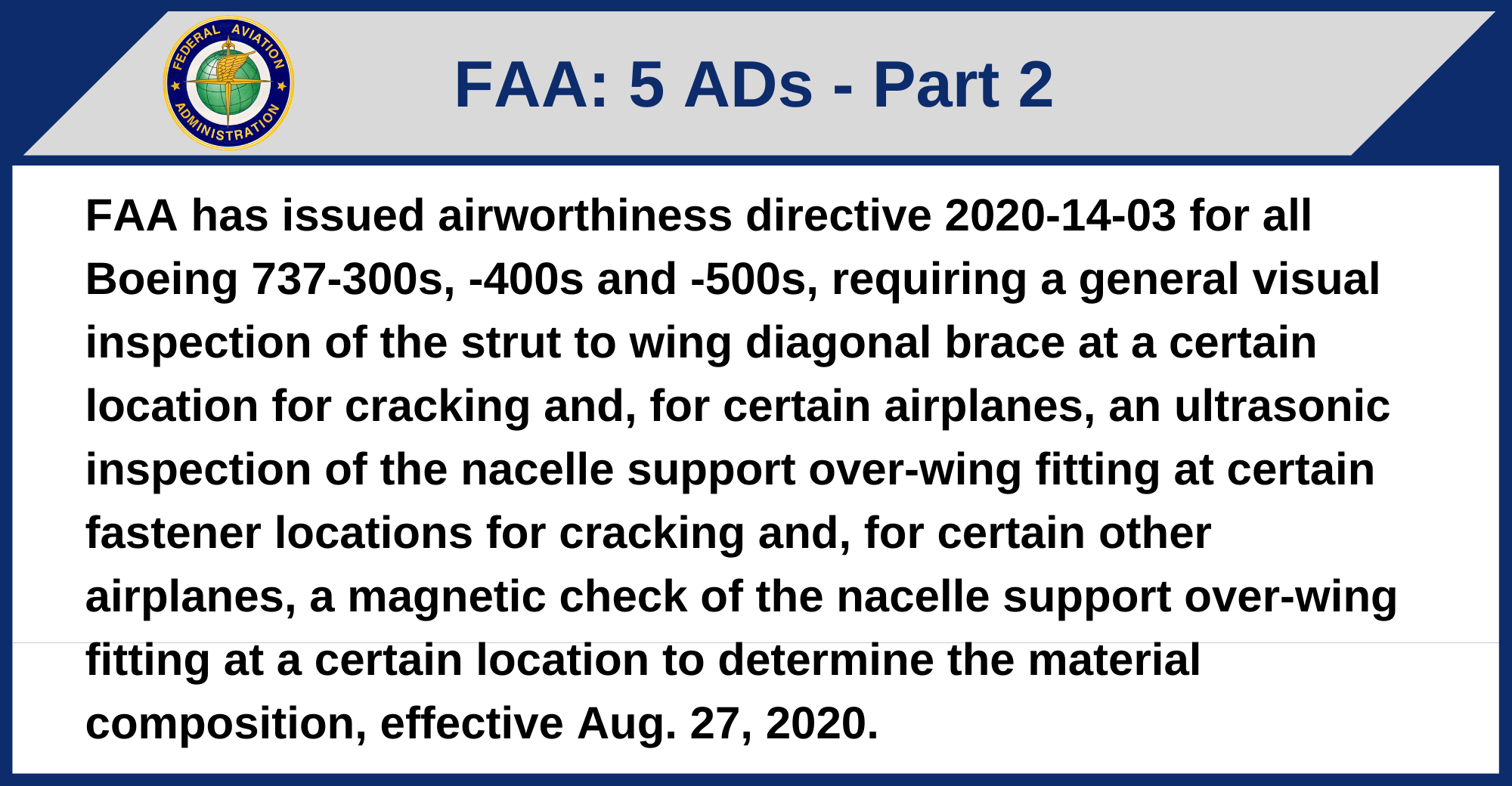 FAA - 5 ADs